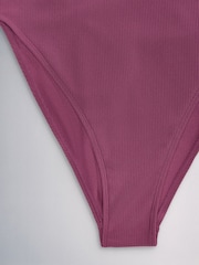 The Set 3 Pack One Shoulder Swimsuits Pink/Grey - Image 8 of 9