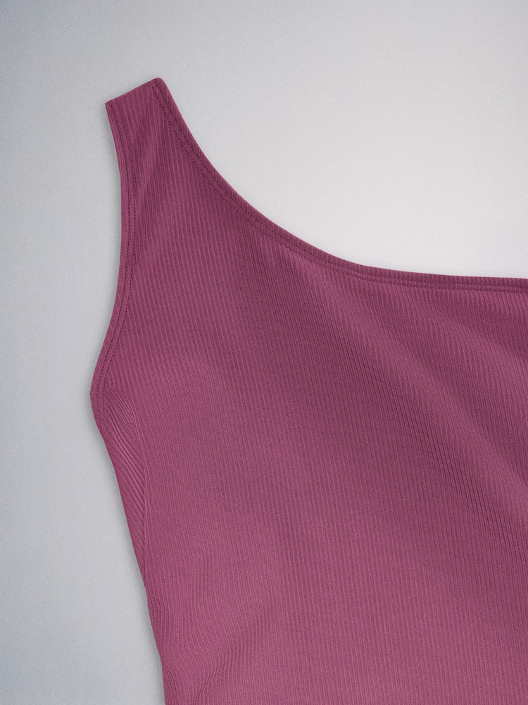 The Set 3 Pack One Shoulder Swimsuits Pink/Grey - Image 9 of 9