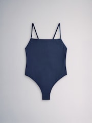 Niebiesko-granatowy - The Set 2 Pack Square Neck Swimsuits - Obraz 8 z 13