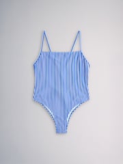 Niebiesko-granatowy - The Set 2 Pack Square Neck Swimsuits - Obraz 9 z 13