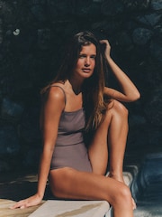 وردي/رمادي - The Set 2 Pack Square Neck Swimsuits - صورة 8 من 13