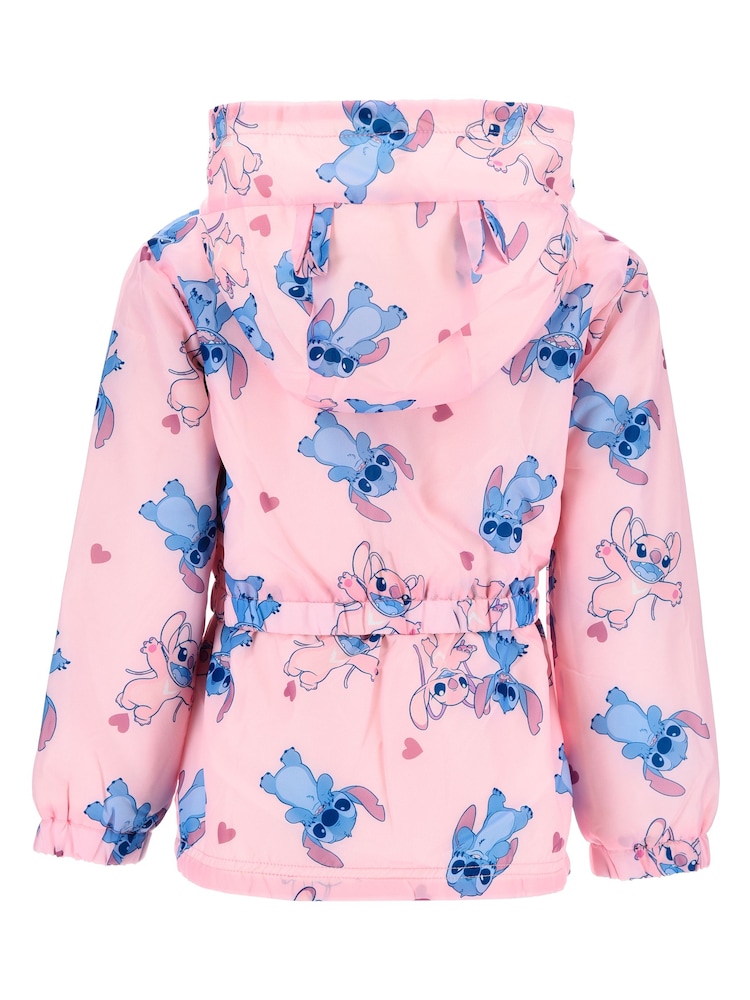 Brands In Pink Disney Stitch Pattern Coat - Image 2 of 4 Brands In Pink Disney Stitch Pattern Coat - Image 2 of 4