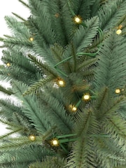 Charles Bentley Green 4ft Pre-Lit Faux Christmas Tree in Box Planter - Image 5 of 6