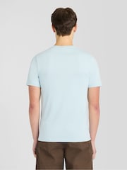 Banayad na Asul - Lyle at Scott Crew Neck Cotton T-Shirt - Larawan 6 ng 6