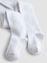 JoJo Maman Bébé White Tights - Image 4 of 4