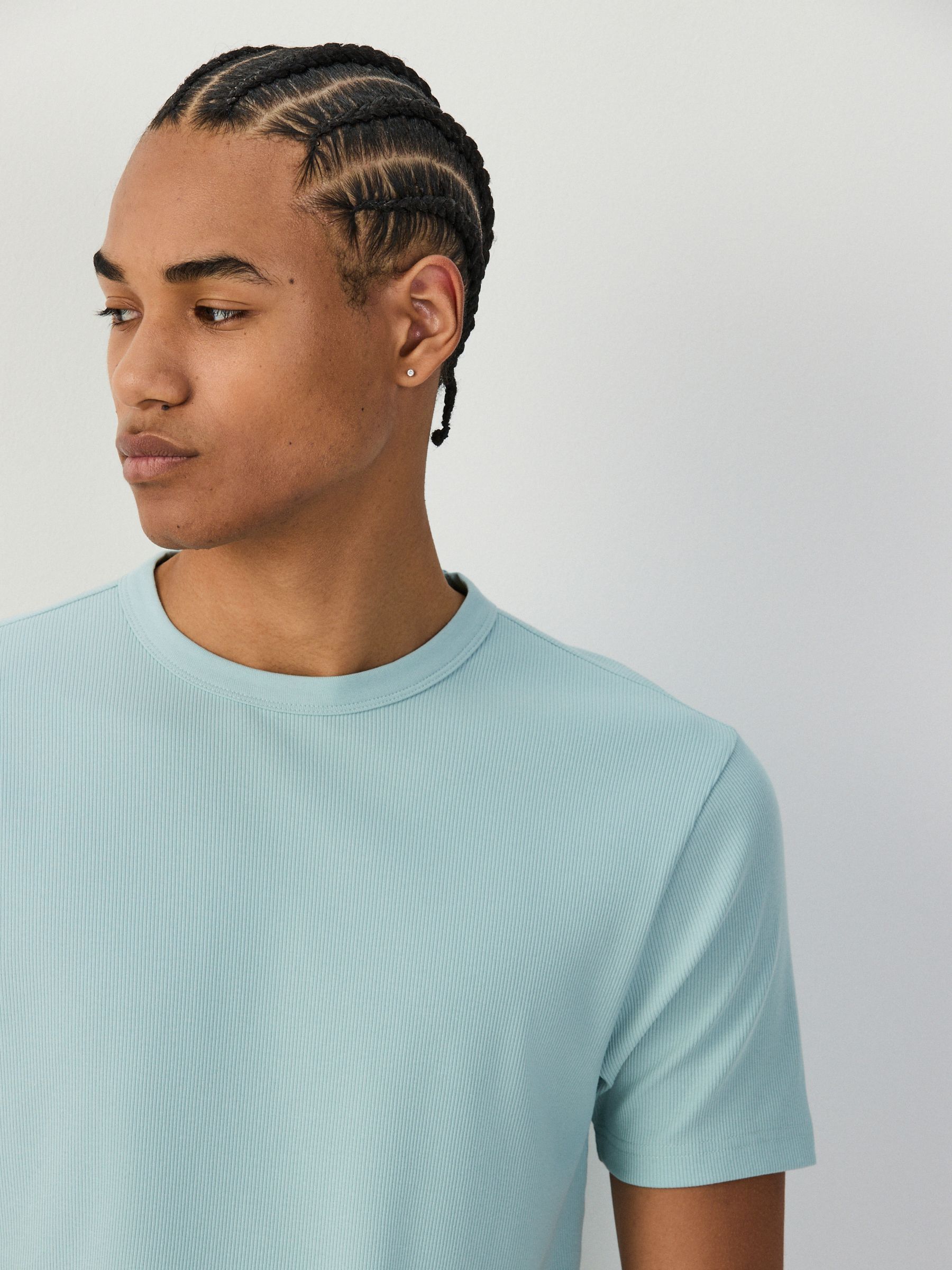 Short sleeve hem rib tee 2023 (BLACK) Short - Sleeve サイズM ENNOY