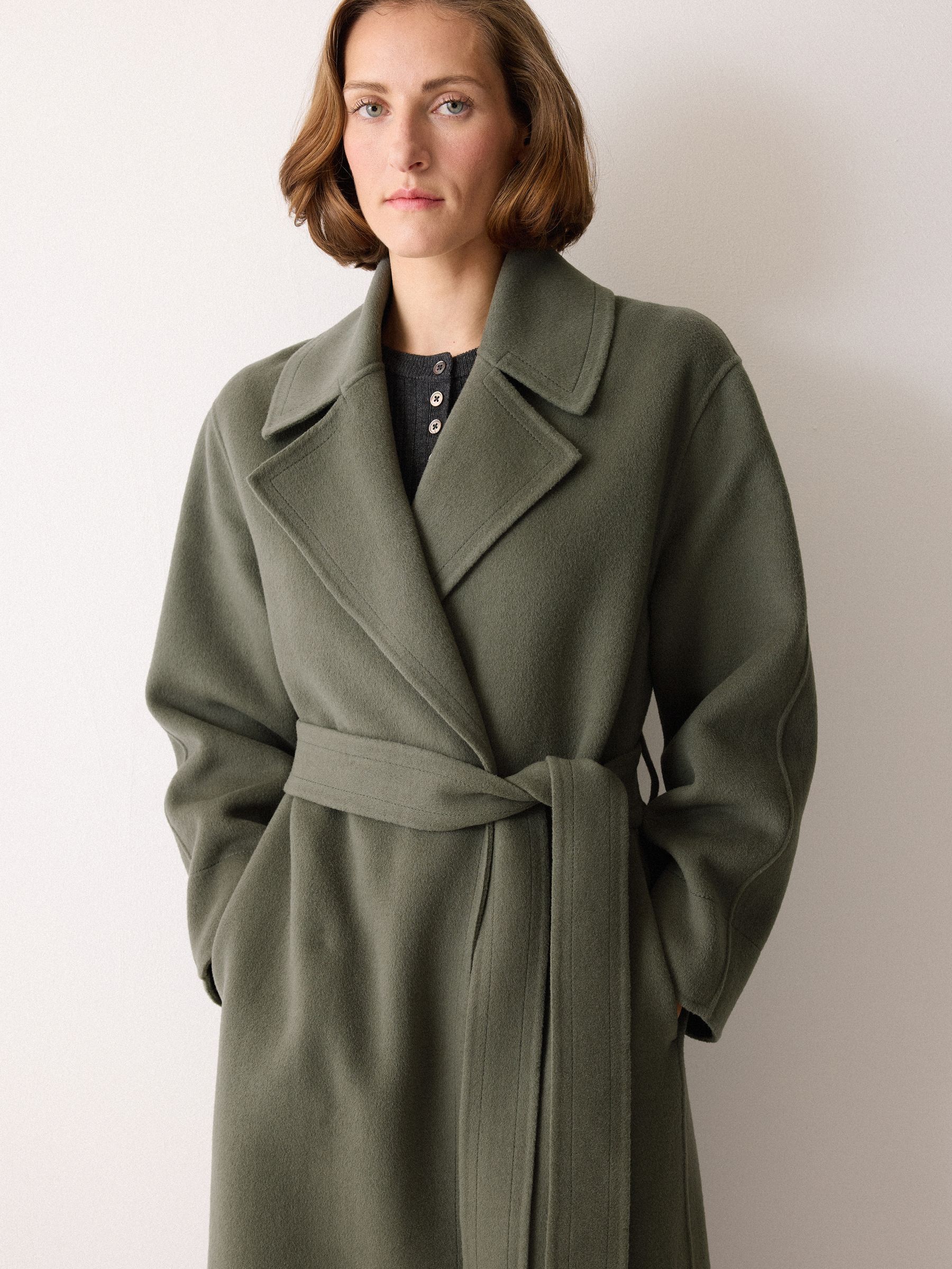 Name. SHAGGY WOOL WRAP COAT コート Name. SHAGGY WOOL WRAP COAT コート Name. SHAGGY WOOL WRAP COAT コート