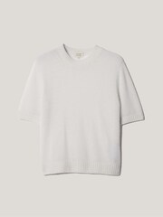 Jigsaw Grey Cloud Cashmere T-Shirt - Image 5 of 5