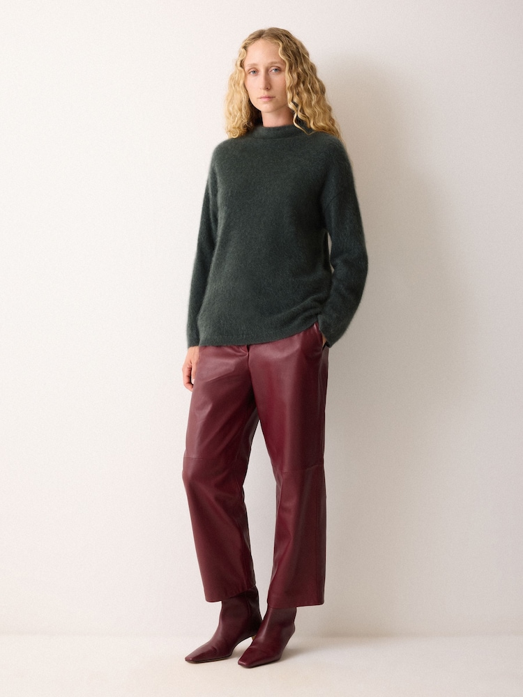 Jigsaw Green Halo Cashmere Oversized Jumper - Image 2 of 6