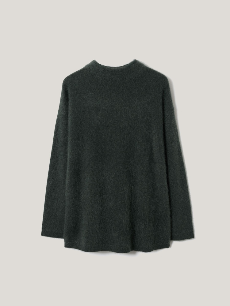 Jigsaw Green Halo Cashmere Oversized Jumper - Image 6 of 6