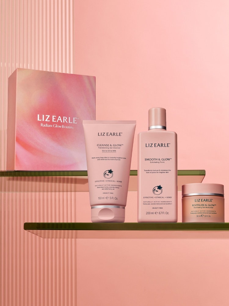 Liz Earle Radiant Glow Routine 3 Piece Set - Image 2 of 4 Liz Earle Radiant Glow Routine 3 Piece Set - Image 2 of 4