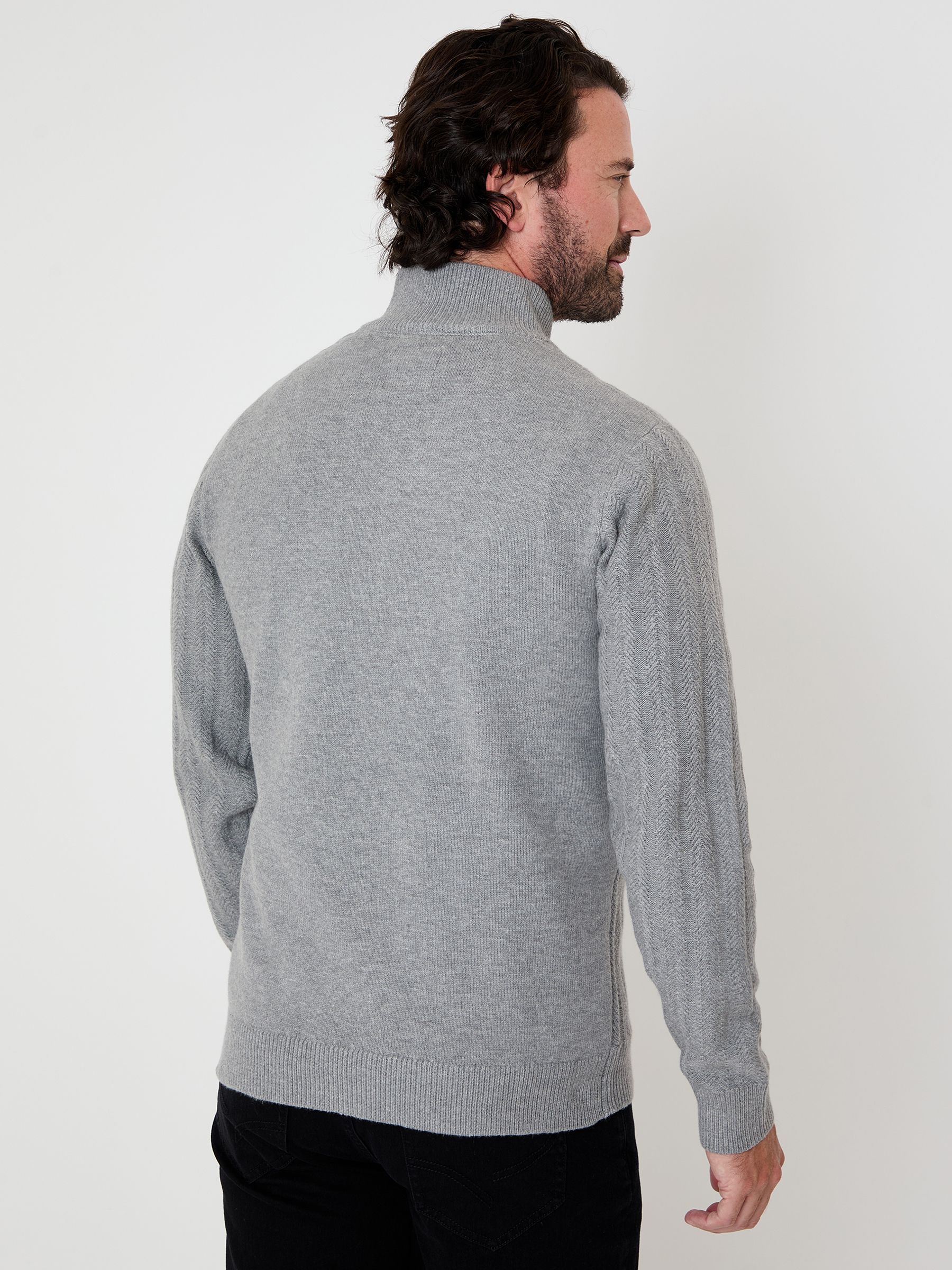 Buy Saltwell Grey Mini Cable Knit Quarter Zip Jumper from Next Romania