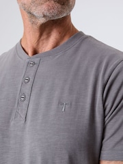 Saltwell Peached Cotton Grandad T-Shirt - Image 3 of 4