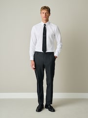 White Slim Fit Occasion Shirt And Tie Set - Image 2 of 8