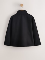 Black Zip-Up Sweat Jacket With Pockets (3-16yrs) - Image 7 of 10