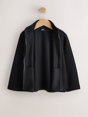 Black Zip-Up Sweat Jacket With Pockets (3-16yrs) - Image 8 of 10
