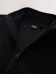 Black Zip-Up Sweat Jacket With Pockets (3-16yrs) - Image 9 of 10