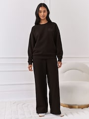 Chelsea Peers Cotton Embroidered Script Logo Sweatshirt - Imagen 2 de 6