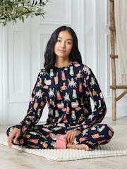 Chelsea Peers Christmas Cats Pyjamas - Bild 3 von 5