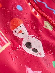 Red Christmas Waterproof Printed Puddlesuit (9mths-7yrs) - Image 9 of 9
