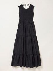 FatFace Anais Black Petite Maxi Dress - Image 6 of 6