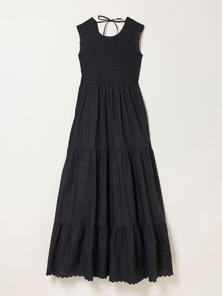 FatFace Anais Black Petite Maxi Dress - Image 6 of 6