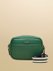 Joules Trent Green Cross Body Bag with Adjustable Thick Strap - Image 1 of 8