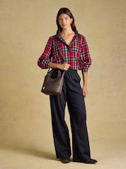 Joules Crossbody Chocolate Brown Tophandle Tote Bag - Image 3 of 8