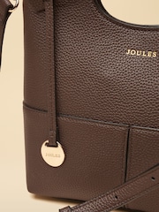 Joules Crossbody Chocolate Brown Tophandle Tote Bag - Image 7 of 8