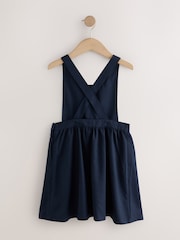 Navy Blue Bow Waist School Pinafore Dress (3-14yrs) - Image 7 of 10