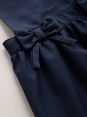 Navy Blue Bow Waist School Pinafore Dress (3-14yrs) - Image 8 of 10
