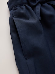 Navy Blue Bow Waist School Pinafore Dress (3-14yrs) - Image 9 of 10