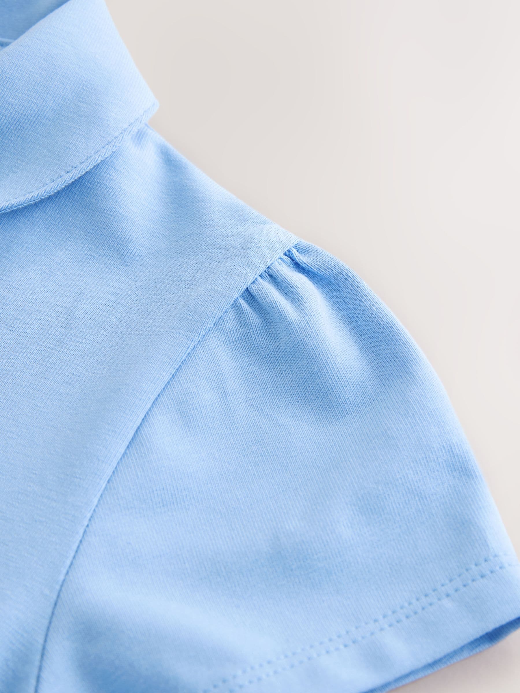 トップス SMOOTH COTTON JERSEY TOP Buy Blue 2 Pack Cotton Stretch Jersey Tops (3-16yrs) from the Next