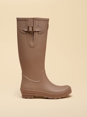 Joules Houghton Mink Brown Adjustable Tall Wellies - Image 3 of 6
