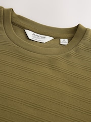 Green N.Premium Smart Textured Regular Fit T-Shirt - Image 6 of 7