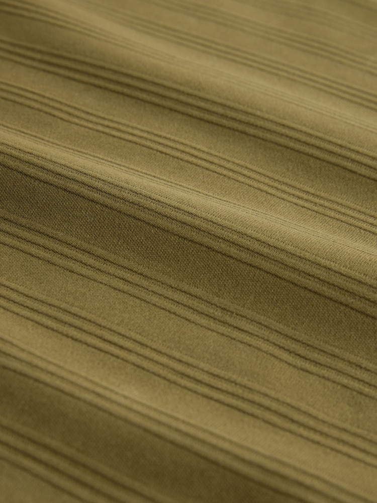 Green N.Premium Smart Textured Regular Fit T-Shirt - Image 7 of 7