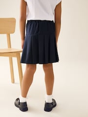 Navy Blue Pleated School Skorts (3-16yrs) - Image 3 of 8