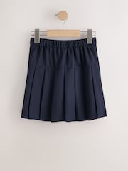Navy Blue Pleated School Skorts (3-16yrs) - Image 6 of 8