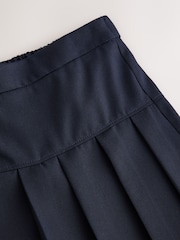Navy Blue Pleated School Skorts (3-16yrs) - Image 7 of 8