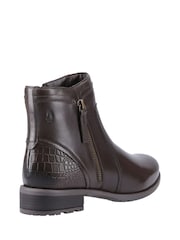 Hush Puppies Brown Scarlett Ankle Boots - Image 4 of 4