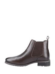 Hush Puppies Brown Sammie Ankle Boots - Image 2 of 4