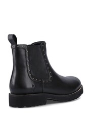 Hush Puppies Black Stud Boots - Image 4 of 4