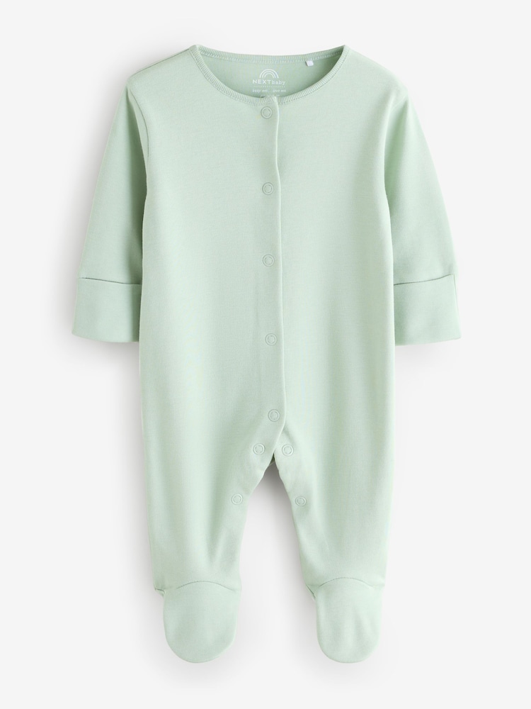 Green/White Sleepsuits Set 2 Pack - Image 3 of 3