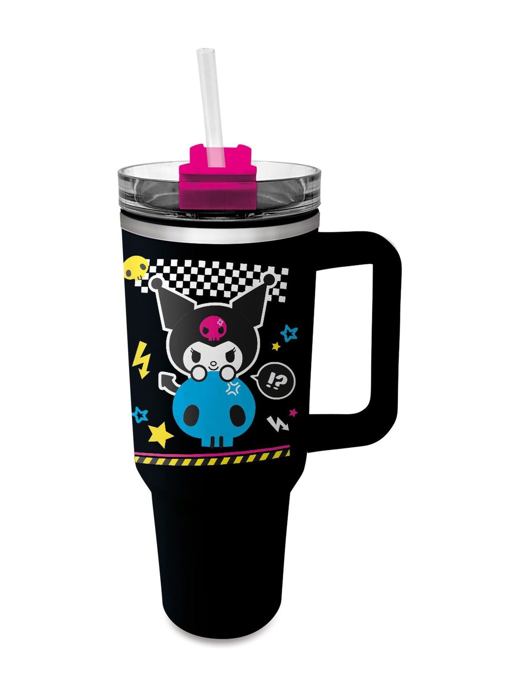Pyramid International Unisex Black Kuromi (Punk Skull) 40Oz Tumbler