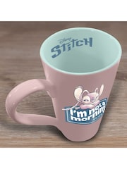 Pyramid International Pink Lilo & Stitch (I'm Not A Morning Alien) Grande Mug - Image 3 of 4