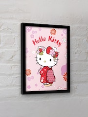 Pyramid International Pink Hello Kitty (Kimono) Collector Print Framed - Image 2 of 2