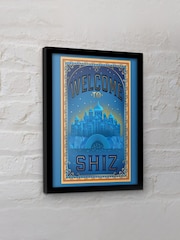 Pyramid International Blue Wicked (Shiz) Collectors Print Framed - Image 2 of 2