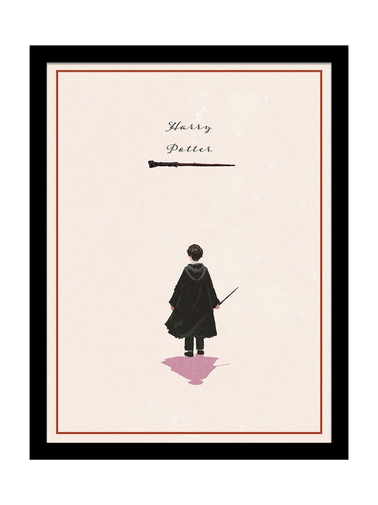 Pyramid International Pink Harry Potter Looking Forward Harry Alone Collector Print Framed - Image 1 of 2 Pyramid International Pink Harry Potter Looking Forward Harry Alone Collector Print Framed - Image 1 of 2