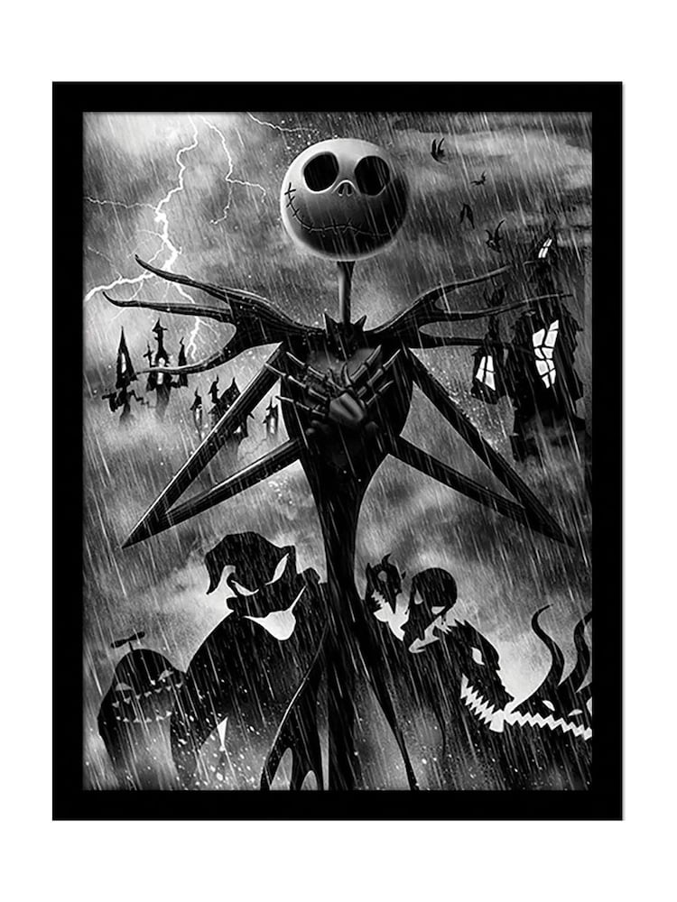 Pyramid International Black Nightmare Before Christmas Jack Storm - Image 1 of 2 Pyramid International Black Nightmare Before Christmas Jack Storm - Image 1 of 2