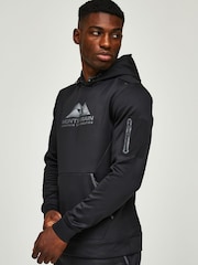 Monterrain Black Speed 2.0 Polyfleece Over the Head Hoodie - Image 3 of 5